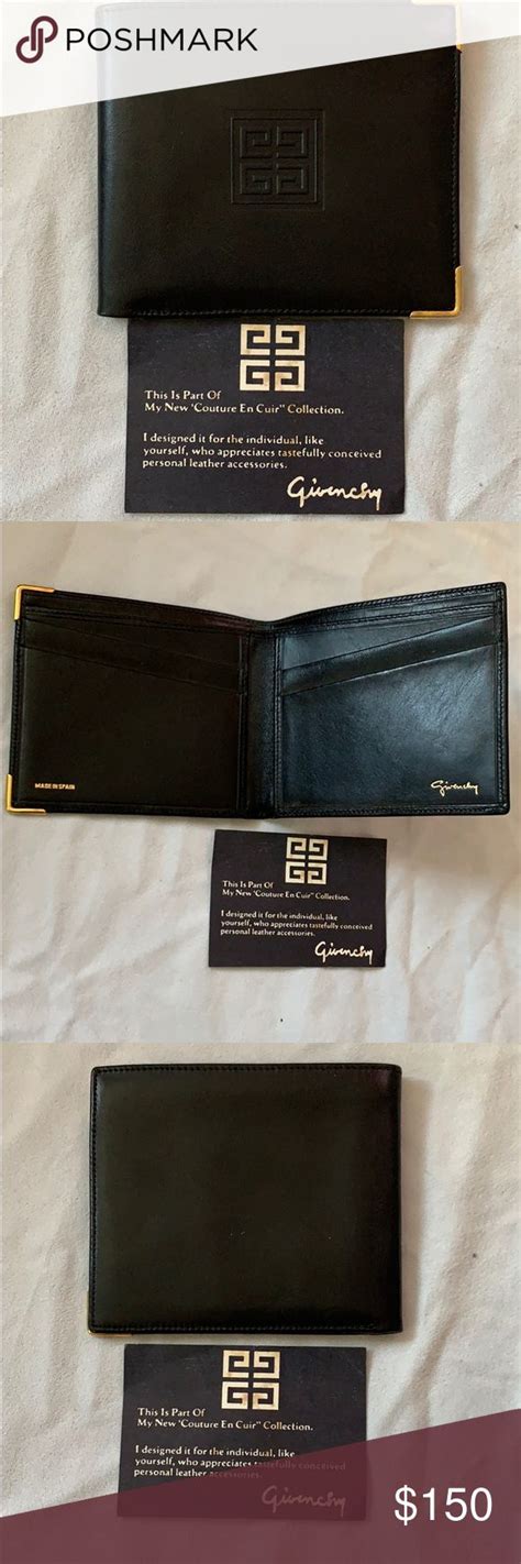 givenchy men's leather wallet